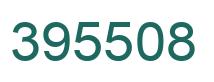 Number 395508 green image