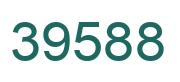 Number 39588 green image