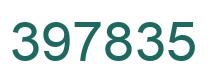 Number 397835 green image