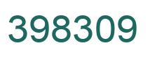 Number 398309 green image