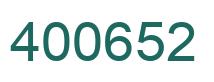 Número 400652 imagen verde