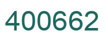 Número 400662 imagen verde