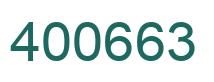 Número 400663 imagen verde