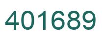 Número 401689 imagen verde