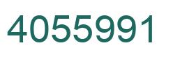 Número 4055991 imagen verde