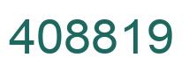 Número 408819 imagen verde