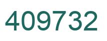 Número 409732 imagen verde