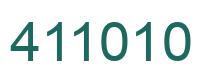 Number 411010 green image