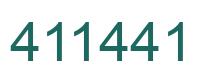 Número 411441 imagen verde