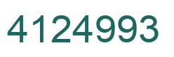 Número 4124993 imagen verde