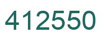 Número 412550 imagen verde