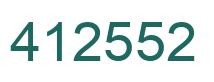 Número 412552 imagen verde