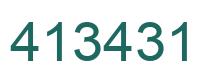 Número 413431 imagen verde