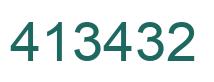 Número 413432 imagen verde