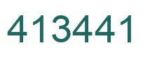 Número 413441 imagen verde