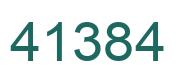 Número 41384 imagen verde