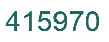 Número 415970 imagen verde