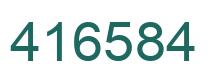 Número 416584 imagen verde
