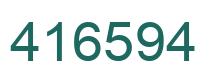 Número 416594 imagen verde