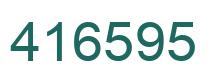 Número 416595 imagen verde