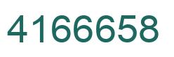 Número 4166658 imagen verde