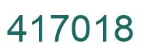 Número 417018 imagen verde