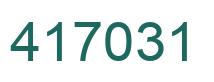 Número 417031 imagen verde