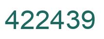 Número 422439 imagen verde