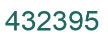 Número 432395 imagen verde