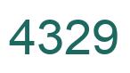 Número 4329 imagen verde