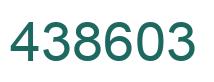 Número 438603 imagen verde