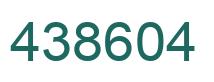 Número 438604 imagen verde
