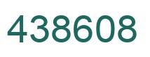 Número 438608 imagen verde