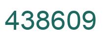 Número 438609 imagen verde