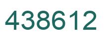Número 438612 imagen verde