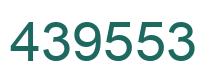 Número 439553 imagen verde