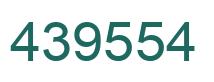 Número 439554 imagen verde