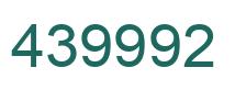 Número 439992 imagen verde