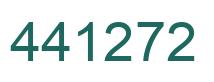 Number 441272 green image