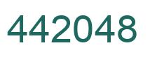 Número 442048 imagen verde