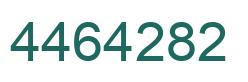 Number 4464282 green image