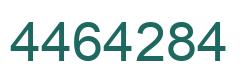 Número 4464284 imagen verde