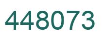 Number 448073 green image