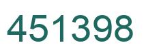 Número 451398 imagen verde