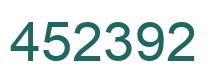 Número 452392 imagen verde