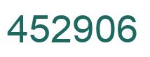 Número 452906 imagen verde