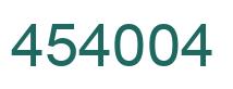 Número 454004 imagen verde
