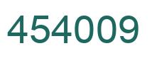 Número 454009 imagen verde