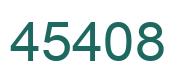 Número 45408 imagen verde