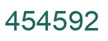 Número 454592 imagen verde